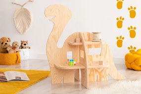 Drewniany regał dziecięcy dinozaur 1 - Bervox