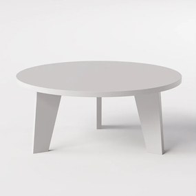 Stolik kawowy okrągły ELLA Ø90 cm Szary