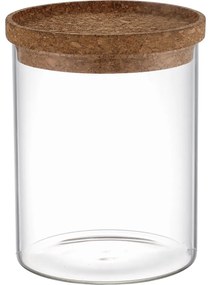 4Home Szklany pojemnik do żywności z pokrywką Cork, 650 ml, 650 ml