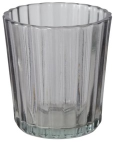 Zestaw szklanych dekoracji TOLKA, świeczniki i wazon,10 cm