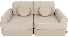 Pocket sofa plus slimcord ecru - meowbaby®