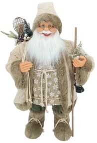 Figurka świąteczna Mikołaj Kremowy 80cm
