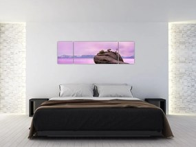Obraz kamienia w morzu (170x50 cm)