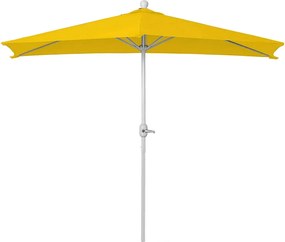Parasol Lorca I półokrągły UV 50+, 270cm żółty bez stojaka