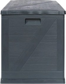 WOOD plastikowa skrzynia ogrodowa 420 L, grafitowa