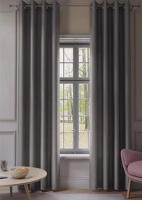 2x jasnoszara zasłona OXFORD 140x250 cm