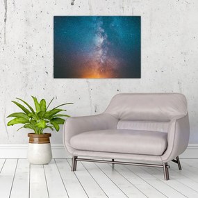 Obraz na szkle - Droga Mleczna (70x50 cm)