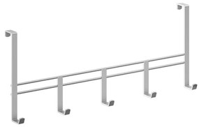 Metalowy wieszak na drzwi w kolorze srebra 38 cm – Metaltex