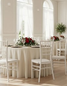 Białe krzesło chiavari P0-F16