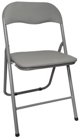 Krzesło składane ogrodowe cateringowe bankietowe biurowe C-9281 szare