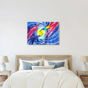 Obraz na szkle - Dotyk (70x50 cm)