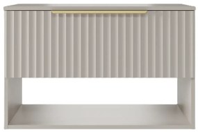 Szafka pod umywalkę nablatową TIBU 2.0 1S 80cm kaszmirowa STRAMA