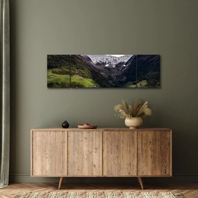 Obraz - Dolina pod górami (170x50 cm)