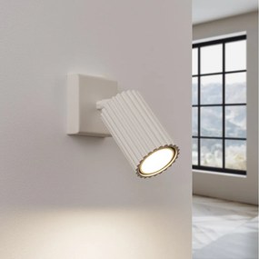 Lampa ścienna minimalistyczny Gloow, aluminium - 1 źródło światła 3000K - L.8 x H.8 cm - beżowy