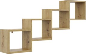 Minimalistyczna półka na książki dąb artisan F9-A71