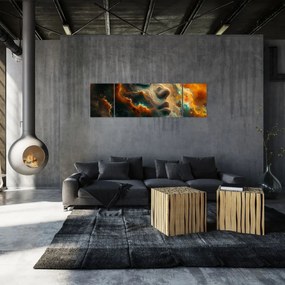 Obraz - Twarz w kosmosie (170x50 cm)