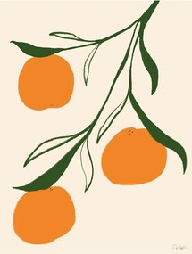 Plakat 30x40 cm Orange – Anna Mörner – The Poster Club