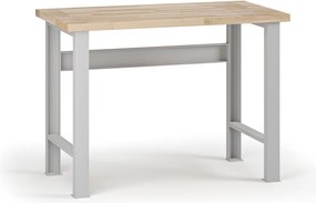 Stół warsztatowy G7, blat bukowy, 1200 x 685 x 840 mm
