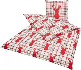 PrzytulneMieszkanie.pl PrzytulneMieszkanie.pl Pościel z bawełny Renforcé KITZBUHL wzorzysta Rozmiar pościeli: 80 x 80 cm | 135 x 200 cm