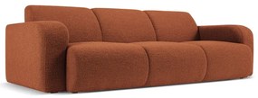 Brązowa sofa z materiału bouclé 235 cm Molino – Micadoni Home