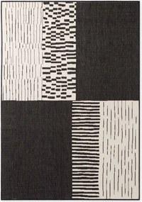 Czarny/kremowy dywan odpowiedni na zewnątrz 120x170 cm Haringey Acacia – Ted Baker