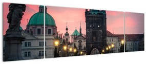 Obraz  - Na Moście Karola (170x50 cm)