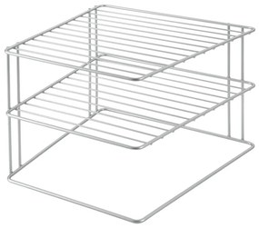 Stalowa dodatkowa półka w kolorze srebra 25x25 cm Palio – Metaltex
