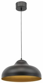 Lampa wisząca DESOLO czarna/złota ELTAP