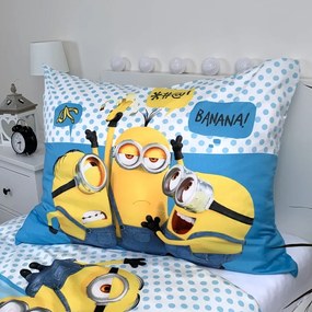 Dziecięca pościel jednoosobowa z mirowłókna 140x200 cm Minions 2 – Jerry Fabrics