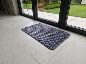 Dywanik antypoślizgowy Granatowy 50x80 cm Dekoracyjny gumowy Uniwersalny