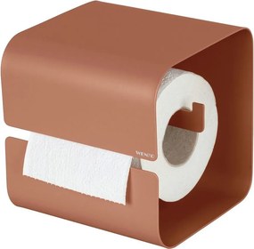 Brązowy stalowy uchwyt na papier toaletowy z mocowaniem Turbo-loc bez wiercenia Lizan – Wenko
