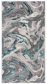 Szaro-turkusowy dywan 200x290 cm Marbled – Flair Rugs