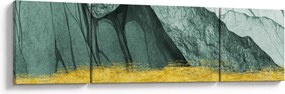 Obraz - Emerald Mountains N⁰2 (170x50 cm)