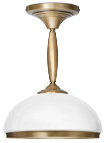 Krótka lampa mosiężna z 1 kloszem CR-S1K
