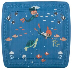 Dziecięca mata antypoślizgowa pod prysznic 55x55 cm Scuba Diver – Spirella
