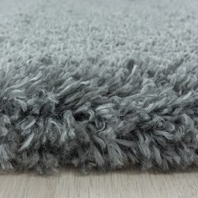 Szary okrągły dywan ø 120 cm Fluffy – Ayyildiz Carpets