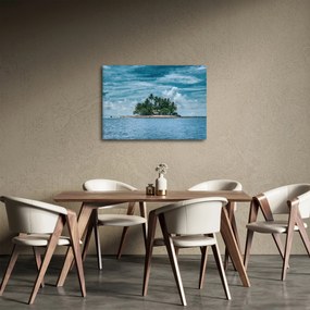 Obraz - wyspa na morzu (70x50 cm)