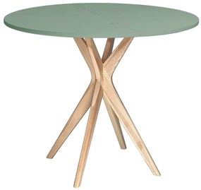 Stół półokrągły CUTTI 90x90 rozkładany szałwiowy/jesion RAGABA