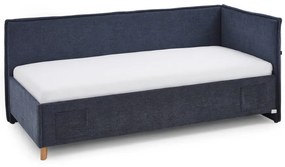 Ciemnoniebieskie łóżko dziecięce ze schowkiem 90x200 cm Fun – Meise Möbel