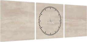 Obraz - Naturalny marmur (z zegarem) (90x30 cm)