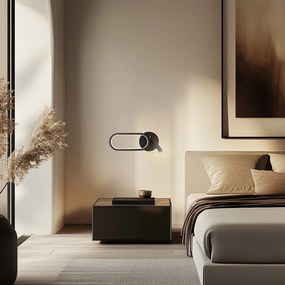 Czarny kinkiet LED Monet – Candellux Lighting