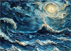Obraz - Malowanie nieba i morza (70x50 cm)