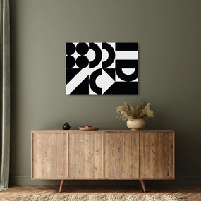 Obraz na szkle - Abstrakcja geometryczna N⁰2 (70x50 cm)