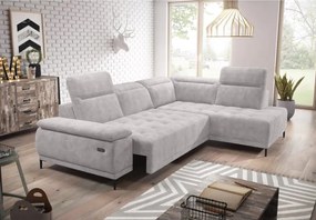 Narożnik FOCUS L z elektryczną regulacją w tkaninie SALVADOR 13 WERSAL