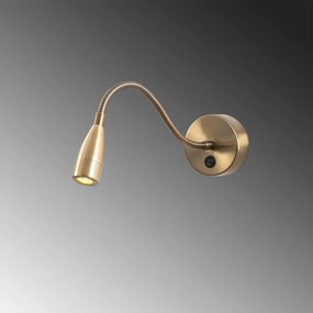 Kinkiet LED w kolorze złota Reading – Opviq lights