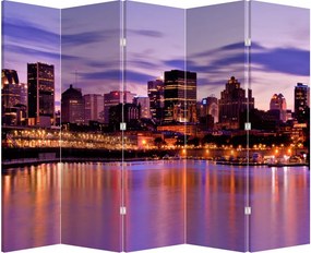 Parawan - Miasto nocą (210x170 cm)