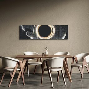 Obraz - Pokaz świateł w deszczu (170x50 cm)