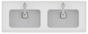 Biała ceramiczna umywalka podwójna 124x46 cm Strada II – Ideal Standard