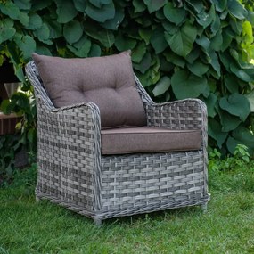Elegancki fotel z technorattanu DIVINO