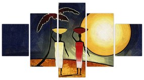 Obraz starożytnego obrazu (125x70 cm)